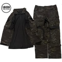 Outdoor Hunting Tactics Training Uniform for Men Gen3 Frog Suit CP Dark Night Camo G3 Frog Skin Top Tactical Pants Combat Set