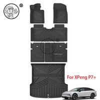 For Xpeng P7+ 2026 2027 TPE 3D LHD Foot Mat Floor Mats Cargo Liner Trunk Pad Waterproof All- Weather Car Interior Accessories