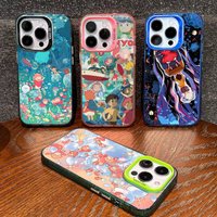 Japanese Cute P-Ponyo Movie On The Cliff For IPhone 17 16 15 14 13 12 11 Pro Max Plus Matte Color Back Phone Cover
