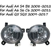For Audi A4 S4 B8 A6 S6 C6 Q5 SQ5 2009 2010 2011 2012 Fog Lamp Front Bumper Anti Fog Light 8T0941699B 8T0941700B