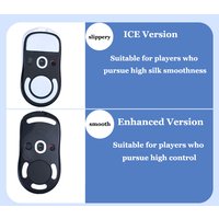 Enhanced ICE Version Mouse Skates Feet For Logitech G PRO X Superlight GPX G PRO Wireless GPW White Rounded Edges