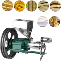 14 Use corn puffing extruder machine 25Kg/h Snack Extruder Twisted Hollow Stick Solid Crispy Popper Bulking Machine 25Kg/h