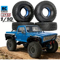 RED SPIDER4 Pcs 1.9 Inch Rubber Tyre Outer diameter 116mm*42mm For 1/10 Rc Crawler Car Trax Trx4 Axial Scx10 Wraith Scx10 D90