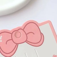 50pcs Pink Bow Display Cards For Hair Claw Clip Paper Card Headdress Card Hair Decoration Package DIY Jewelry Cardboard Package
