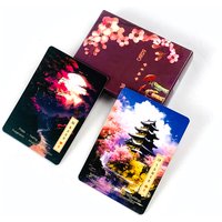 Oracle Cards Board Game 36 Cards Cherry Blossoms , Stylish & Compact, Includes Guidebook, Ideal For Divination & Party Games