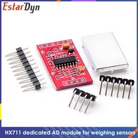 HX711 dedicated AD module for weighing sensor, force measurement module, dual-channel 24-bit analog-to-digital conversion, with