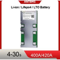 SMART BMS 400A 420A HighCurrent 4-30S BMS for Lifepo4 Li-ion Battery with BT UART for Golf Cart EV and Industrial Energy Storage