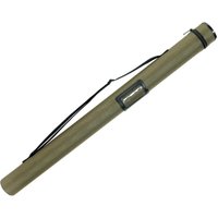 Fishing Fly Rod Tube Carry Case 4 Compartments Fly Rod Storage Bag Organizer