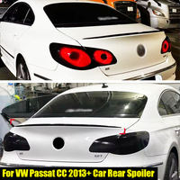 For Volkswagen Accessories Passat CC R36 Rline 2013+ Glossy Black Car Rear Trunk Spoiler Boot Wing Lip