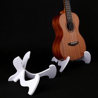 High Quality Wooden Portable Musical Strings Foldable Holder Vertical Ukulele Display Guitar Stand Rack