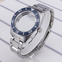40mm 316LStainless Steel Watch Case Strap For Mod SPB143J1/SPB253J1 Tiger Whale NH35 NH36 NH34 4R36 NH70 Movement Sapphire Glass