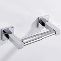 2pcs Toilet Paper Holder Spring Rod 110-165Cm Extendable Tissue Roll Organizer Silver For Bathroom Home Hotel Use Tissue Roll