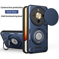 Anti-Fall Armor Shockproof Case Fundas For Honor X9D X70 Magic 8 Lite Slide Camera Lens Protection Metal Ring Holder Phone Cover