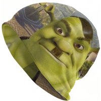 Shreks Funny Meme Animated Skullies Beanies Hat Comedy Film Cool Men Women Ski Caps Warm Dual-use Bonnet Hat