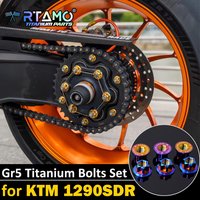 RTAMO Gr5 Titanium Bolt Set for KTM 1290 Super Duke R Motorcycle Modified Screw Rear Axle Nut Pipe Bolt