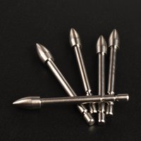 MUUNN 120 Grains Arrow Tips ID3.2mm High Density Tungsten Bullet Points Suitable for Easton X10 Shafts