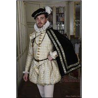 Medieval King Tudor Costume Men Historical Renaissance Tudor Elizabeth Nobleman Costume Ren Faire Prince Tudor King Costume Suit