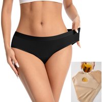 1pcs Girl Physiological Briefs Womens Menstrual Panties Ladies Plus Size Period Leak Proof Panty Solid Color Mid Waist Underwear