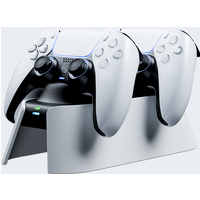LinYuvo Dual Charging Dock KD28 for PS5 with Display Stand, Type-C Port & LED Indicators,Controller Accessories Charging Station