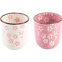 Japanese-Style Kung Fu Tea Ceramic Underglaze Porcelain Tea Cup Home Owner Sub-Cup Glass Tea Cup Pink White
