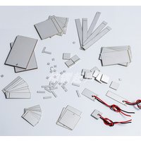 Ultra-thin PZT5 Piezoelectric ceramic chip square ultrasonic sensor transducer Chip wafer