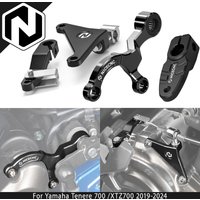 NICECNC Przedłużka Dźwigni Sprzęgła i Stabilizator Dźwigni Zmiany Biegów do Yamaha Tenere 700 2019-2024, Dźwignia Zmiany Biegów Tenere 700 T700 19-24 MT-07 /FZ07