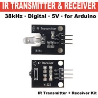 IR Infrared Transmitter Receiver Module 38kHz Digital Sensor for Arduino Electronic Building Block DIY Remote Control 5V