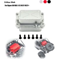 Metal Electric Tuning Receiver Box for Hyper GO MJX 1/12 H12Y H12Y+ OP Accessories Upgrade Parts Kit Rc Model Crawler Car Truck