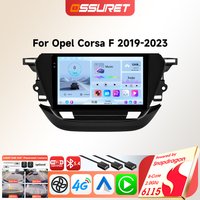 Android Autoradio-Player für Opel Corsa F 2019-2023 Kabelloses Carplay Auto-Multimedia 6115 Bildschirm Intelligentes Auto-GPS-Stereo WLAN