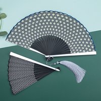 Aluminum Alloy Big Bone Ancient Style Folding Fan Cool and Durable Summer Carry Hanfu Qipao Dance Fan
