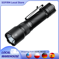 Lampe torche tactique SOFIRN SK31 6800LM, 395M, contrôle à triple interrupteur, rechargeable par USB-C, IPX8, pour la recherche en extérieur