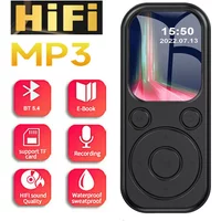 Portable MP3 Player 1.8 Inch Color Screen Walkmen Hi-Fi Bluetooth Compatible Digital Audio Music Player Support E-Books FM Radio