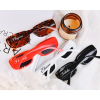 4pcs Personalized Custom 80s Vintage Accessories Bachelorette Party Bridal Shower Decorate Supplies Wedding Souvenirs Bride Gift