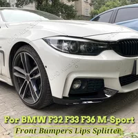 Car Front Bumper Diffuser Side Splitter For BMW F32 F33 F36 4 Series 420i 425i 430i 440i M440i 2014-2020 M-Tech Diffuser Tuning