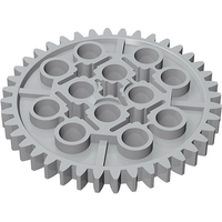 10PCS/lot Gear 40 Tooth with Axle Hole HIGH-TECH Part Car Accessorie 3649 Compatible with Lego Building Blocks Toy for Diy