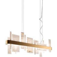 Geometrie Marmors tücke dimmbar LED Home Deco Kronleuchter Beleuchtung Glanz Aufhängung Leuchte Lampe für Esszimmer