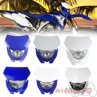 AliExpress Aizome Dirt Bike Motocross H4 Headlamp Mask Headlight Fairing Universal For Yamaha YZ125 YZ250 YZ250F YZ450F WR250F WR450F WR YZ YZF