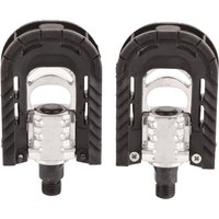 1 Pair Bicycle Pedals Aluminum Alloy Foldable Anti Slip Bike Pedals for Folding Bike Mountain Bike Outdoor Cycling Accessory