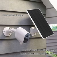 4W/6W Camera Solar Panel IP65 Waterproof Solar Panel Kit 360°Adjustable Wall Mount for Arlo Essential Spotlight/XL Spotlight