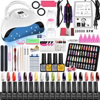 Gel Nail Polish Kit Manicure Art Decorations Set With Nail Dryer Semi Permanent Gel Varnish Set Professional Nail Art Tools Kit