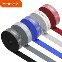 Toocki Cable Management USB Cable Winder Cable Organizer 5M Ties Mouse Wire Earphone Holder PC Cord C Hoop Tape Protector
