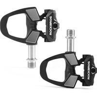 AliExpress ROCKBROS Road Bike Carbon Lock Pedals Bicycle SPD Self-Locking SPD Titanium Alloy Axle Pedal with Locking Plate for Road Bike