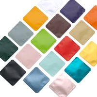 100 stücke Dicke 2-7g Heißsiegelfähigen Tee Kaffee Pulver Shampoo Kleine Packung Tasche Reinem Aluminium Verpackung Taschen open Top Flache Beutel
