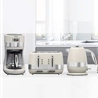 Toaster and Water Kettle Kitchen Appliance Sets Coffee Maker Machine Stainless Steel Electric Kettle and Toaster Set