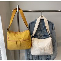Commuter Nylon Shoulder Bag Lightweight Women Adjustable Strap Travel Bag Multi Pocket Waterproof Diagonal Crossbody Bag Sacoche