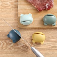 Kitchen Household Sharpener Kitchen Knife Blade Outdoor Mini Portable Multifunction Sharpening Stone Cartoon Ear Frog Shaped
