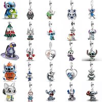 925 Sterling Silver Fashion Christmas Gifts Magic Hat Christmas Tree Charms Beads DIY Jewelry Making Accessories for Women