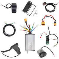 Zestaw kontrolera do hulajnogi elektrycznej, deska rozdzielcza, manetka gazu, wyświetlacz LED, 36V 500W 17A, do hulajnogi 10-calowej / hulajnogi elektrycznej Max