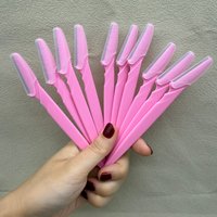 3/10Pcs Eye Brow Epilation Hair Removal Cutters Safety Knife Makeup Scraper Eyebrow Trimmer Blade Women Face Shaver Portable