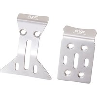 KYX Racing Stainless Steel Chassis Guard Upgrades Parts Accessories for 1/24 RC Crawler Car LOSI Micro-B Buggy